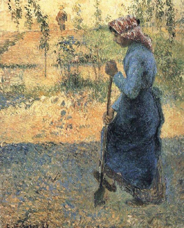 The woman excavator, Camille Pissarro